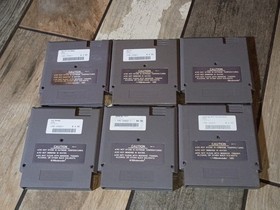 NES Games Lot Of 6! Tetris, Ice Hockey, Jeopardy and 25th, Mario duck hunt, Cali