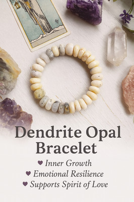 Absolut traumhaftes Dendrit Opal 230,Cts Perlen dehnbar Armband RK 28AZ11