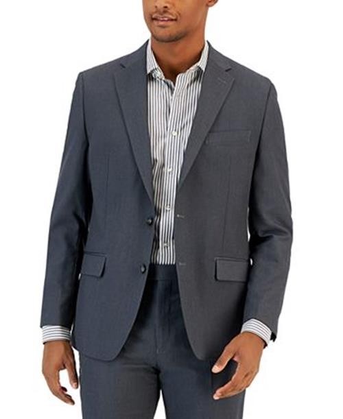 Van Heusen Mens Slim Fit Suit Jacket 40 Short Charcoal  Grey TLON2VMX0081