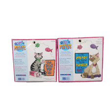 Dimensions Pet Peeves Counted Cross Stitch 2 Kits Dog Did It Cats Attitude