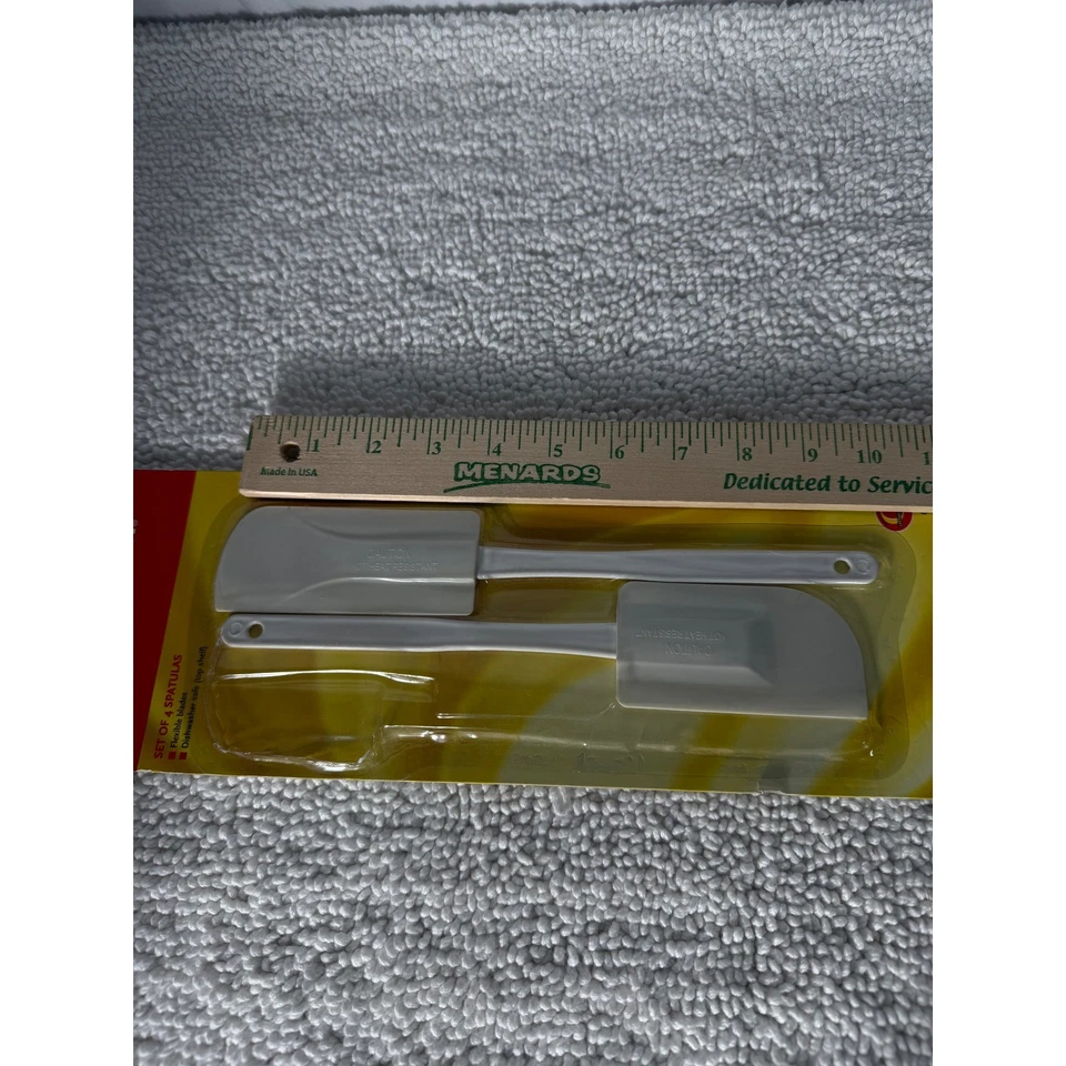 Sunbeam Juego de 2 Espátulas Hojas Flexibles Aptas para Lavavajillas Nuevo en Paquete. Y2K Foto 3 de 4