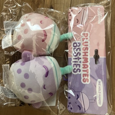 Teeturtle Plushiverse Boba Buddies Besties Plushmates Magnectic Keychains NIB