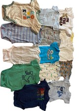 baby one piece outfit 0-3. lot of 14 pieces