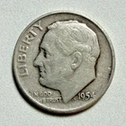 1954D Roosevelt Dime 90% Silver