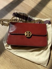 NWT Tory Burch Small Robinson Spazzolato Top-handle Bag 595
