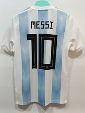 ⚽Original ARGENTINA 🇦🇷 2018-2019 Home Soccer Jersey ⚽Size M ⚽MESSI
