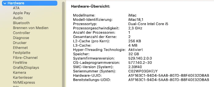 Apple iMac 2017 21,5 RAM 32GB SSD 250GB i5 2,3GHz - Bild 3 von 4
