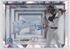 2022 Bowman Bowman in 3-D! Atomic Refractor 113/150 Kahlil Watson #B3D-12 2l4