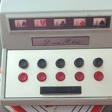 Waco Draw Poker Vintage Handheld Electronic Game 1971 Display Only