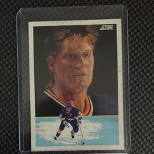 SCORE 1991-92 Dream Team Brett Hull Right Wing St. Louis Blues #347 NHL Card