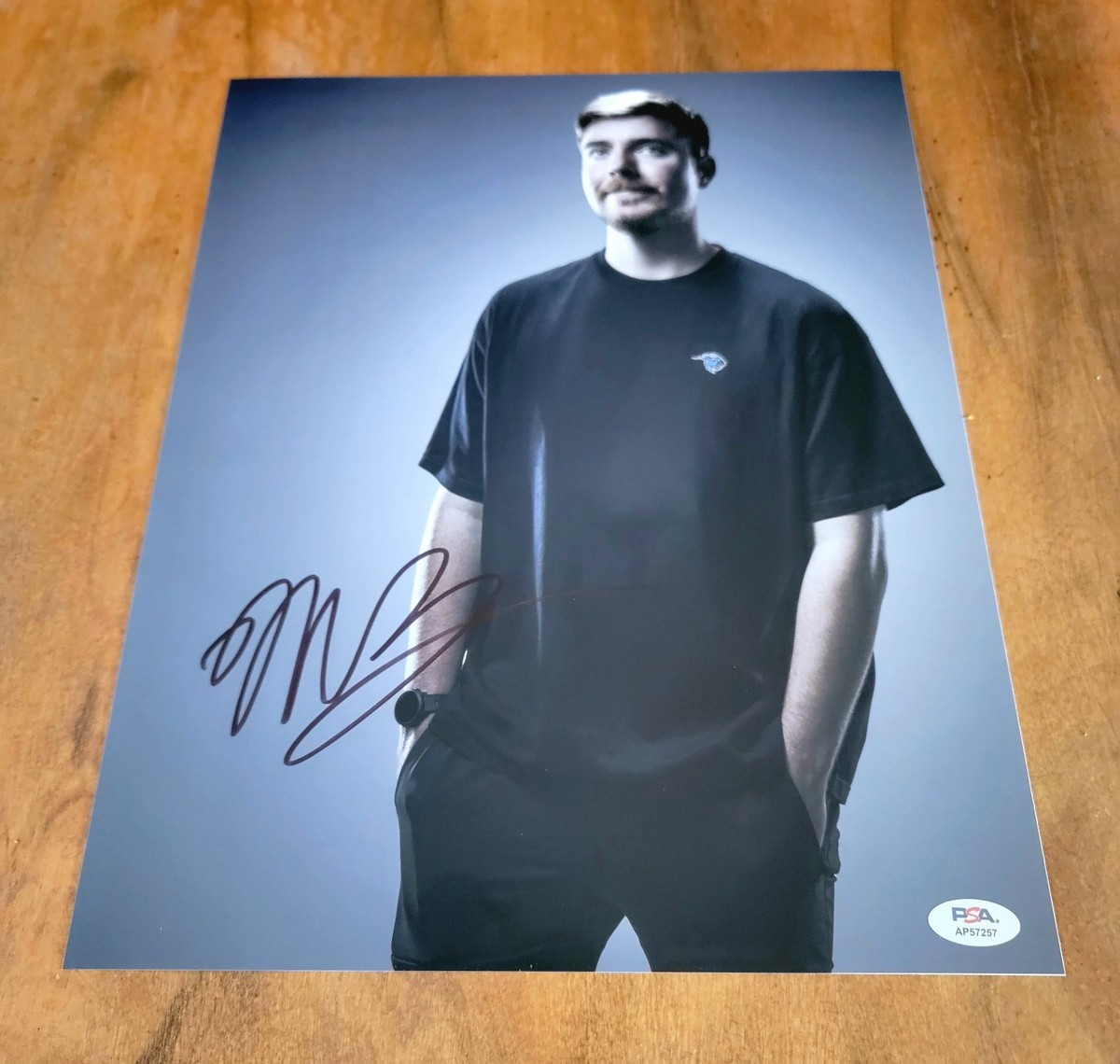 MrBeast Mr. Beast signed 11x14 photo autograph PSA DNA Jimmy
