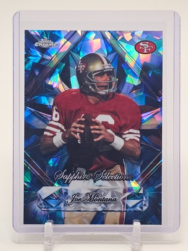 JOE MONTANA 2025 TOPPS CHROME SAPPHIRE SELECTIONS FOOTBALL #SS-12 49ERS Q6821