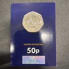 Dinosaur 50p Coin - TEMNODONTOSAURUS - 2024 - BUNC Change Checker