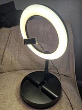 Portable LED Ring Light Self-Storing Vlogging Kit Sunpak Folding