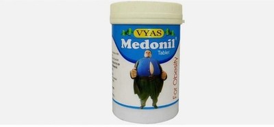 Vyas Medonil Tablet (100tab) Obesity & Weight Management | Herbal Ayurvedic