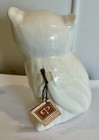 Northern Potteries Canada White Snowy Owl Figurine Ontario Canadian Ceramic Tag — photo 5