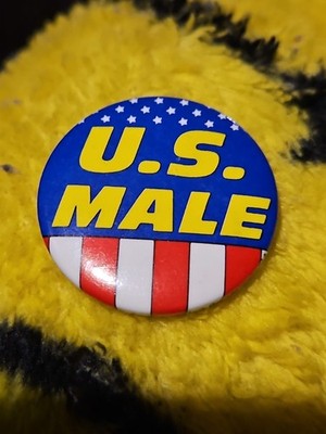 U.S. Male Pin Button Vintage 1988. Zap Series 17 