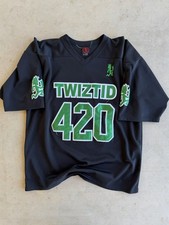 Twiztid Psychopathic 420 Pot LeafHockey Jersey ICP Insane Clown Posse Size 2XL