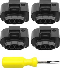 Ignition Coil Connector Repair Kit with 4PCS Harness Plug and 1PCS 0.3CM Space T