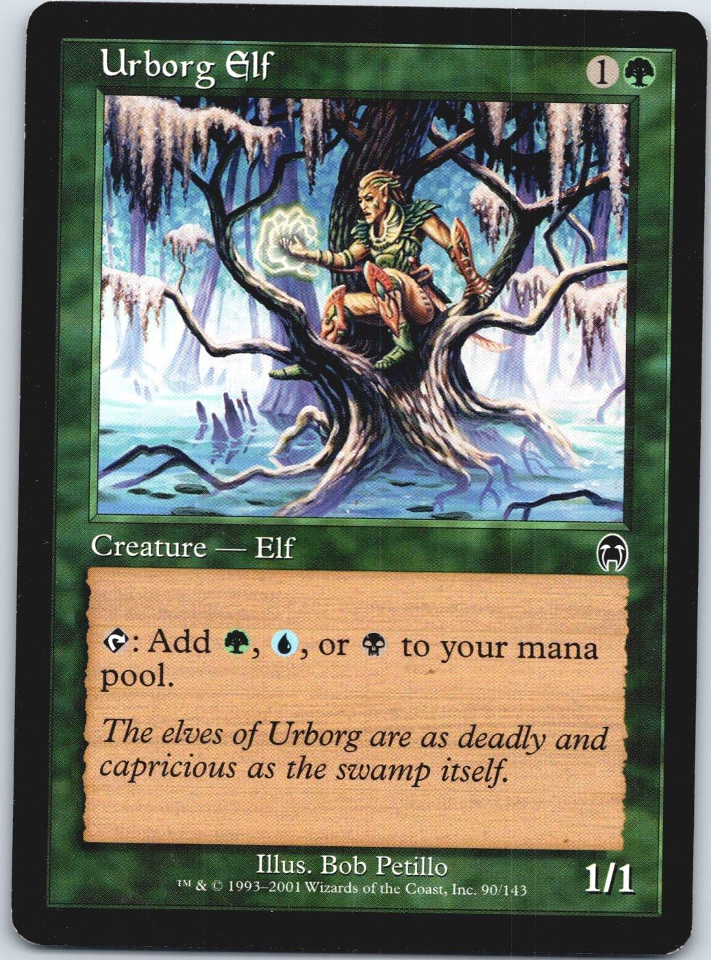 Urborg Elf Apocalypse APC 90 NM MTG Card