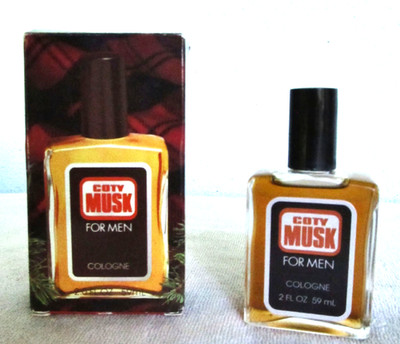 COTY MUSK for MEN Cologne 2 oz / 59 mL Classic Scent Vintage Formula New Boxed