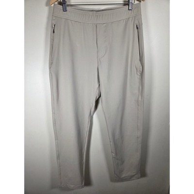 Public Rec All Day Every Day Pants Mens 34x32 Khaki Tan Jogger Tapered Chino