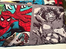 Marvel Comics PILLOW CASE AVENGERS Spiderman Captain America Iron Man Hulk