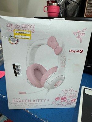 Razer Kraken Kitty V2 Wired USB A Gaming Hello Kitty Headset With Chroma RGB