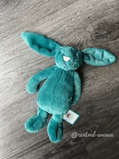 Jellycat Bashful Teal Bunny Authentic RARE Soft Plush Toy 100% Genuine BNWT