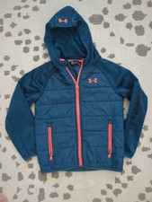 EUC Boys Size 7 Under Armour Cool Gear Hooded Jacket