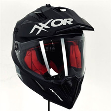 Axor X-cross X1 Dual Sport Motorcycle On/Off Road XL Helmet Marked No drop down