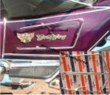 Goldwing 1200, 1500,  Chrom Seitendeckelreeling