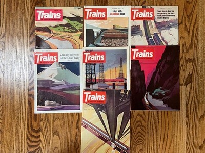 Bern Hill Featured Trains Magazines - 7 Total  EMD Electro Motive GM Locomotives