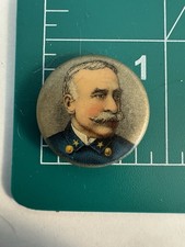 Admiral George Dewey - 1898 Spanish American War Pinback Button - 3/4 inch