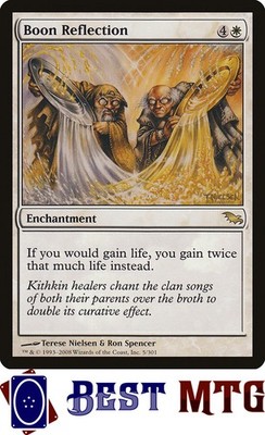 Magic The Gathering MTG Boon Reflection 5 Foil MP Shadowmoor