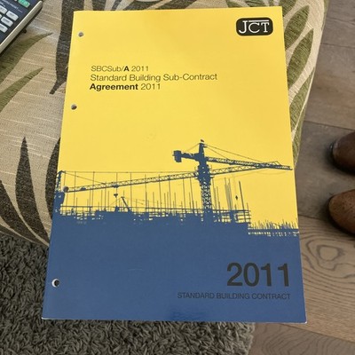 JCT Standard Building Sub-Contract 2011 SBCSub/A 2011