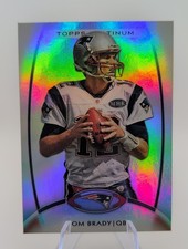2012 Topps Platinum - Tom Brady - Refractor - New England Patriots - MVP