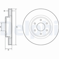 2X Bremsscheibe Vorderachse FüR Nissan Renault Navara Pick-Up NP300