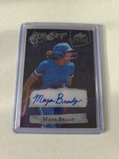 2024 Leaf Metal Women of Sport Maya Brady #HS-MB1 Purple Pulsar 1/2