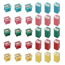 30 PCS Car Fuse Assortment Kit Low Profile Standard Box Shaped Fuses