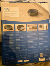 eufy G50 Hybrid Robot Vacuum Mop 4000Pa Wi-Fi Alexa/Google, Dock, Black