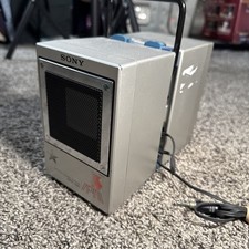 Sony APM-090 Altoparlanti Alimentati Batteria Portatile Senza AC BATTERIA TESTATA