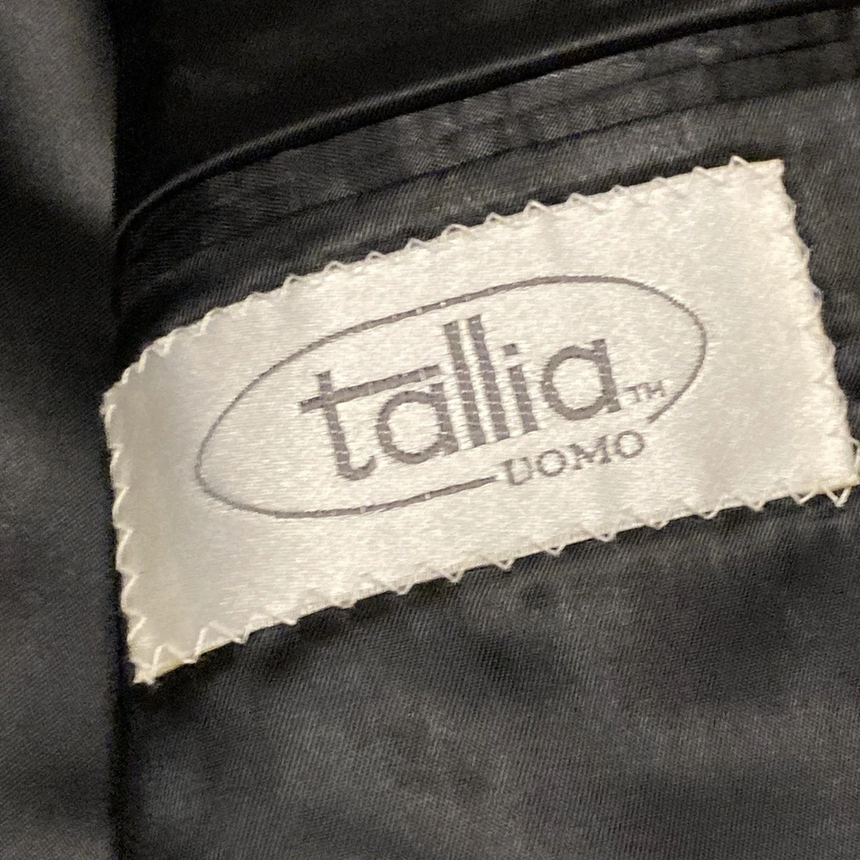 Chaqueta Esmoquin Tallia Uomo Para Hombres 40S Negra 1 Botón Formal Lana De Colección Hecha en EE. UU. Foto 3 de 4