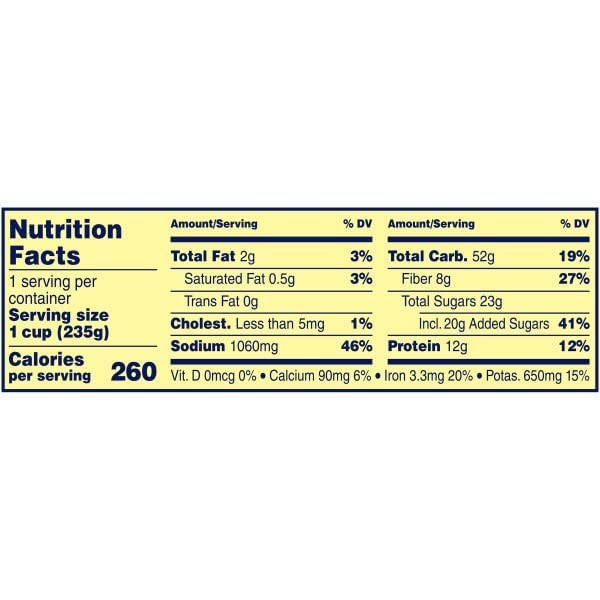 Bush's Best Baked Beans with Bacon Brown Sugar 8.3 oz Pack of 3 Gluten Free