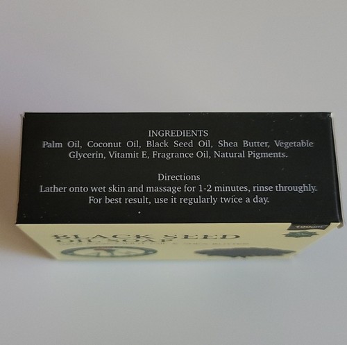 Black Seed Oil With Coconut Oil And Shea Butter All Natural Soap 4 oz Bar AIH - Picture 3 of 4