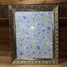 Vintage Ornate Gold Filigree Metal 11.5" Picture Frame Fits 8" x 10"