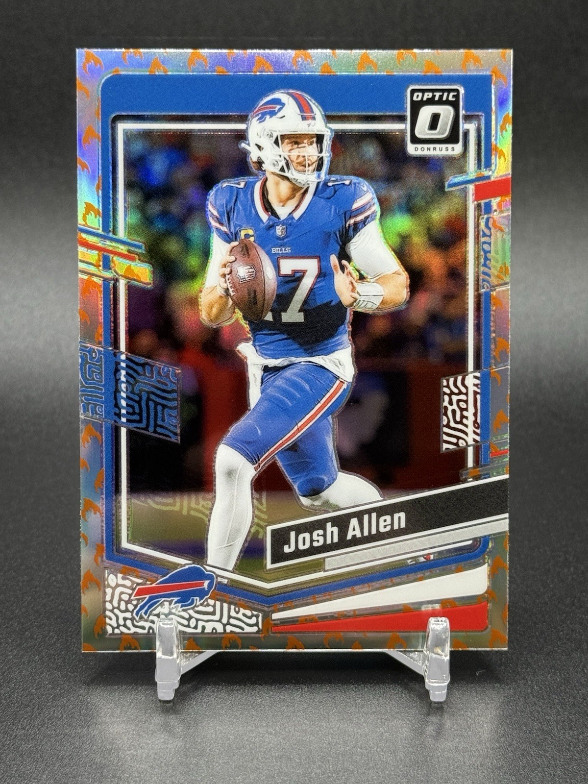 2023 Panini Donruss Optic - Josh Allen #22 Fire Prizm