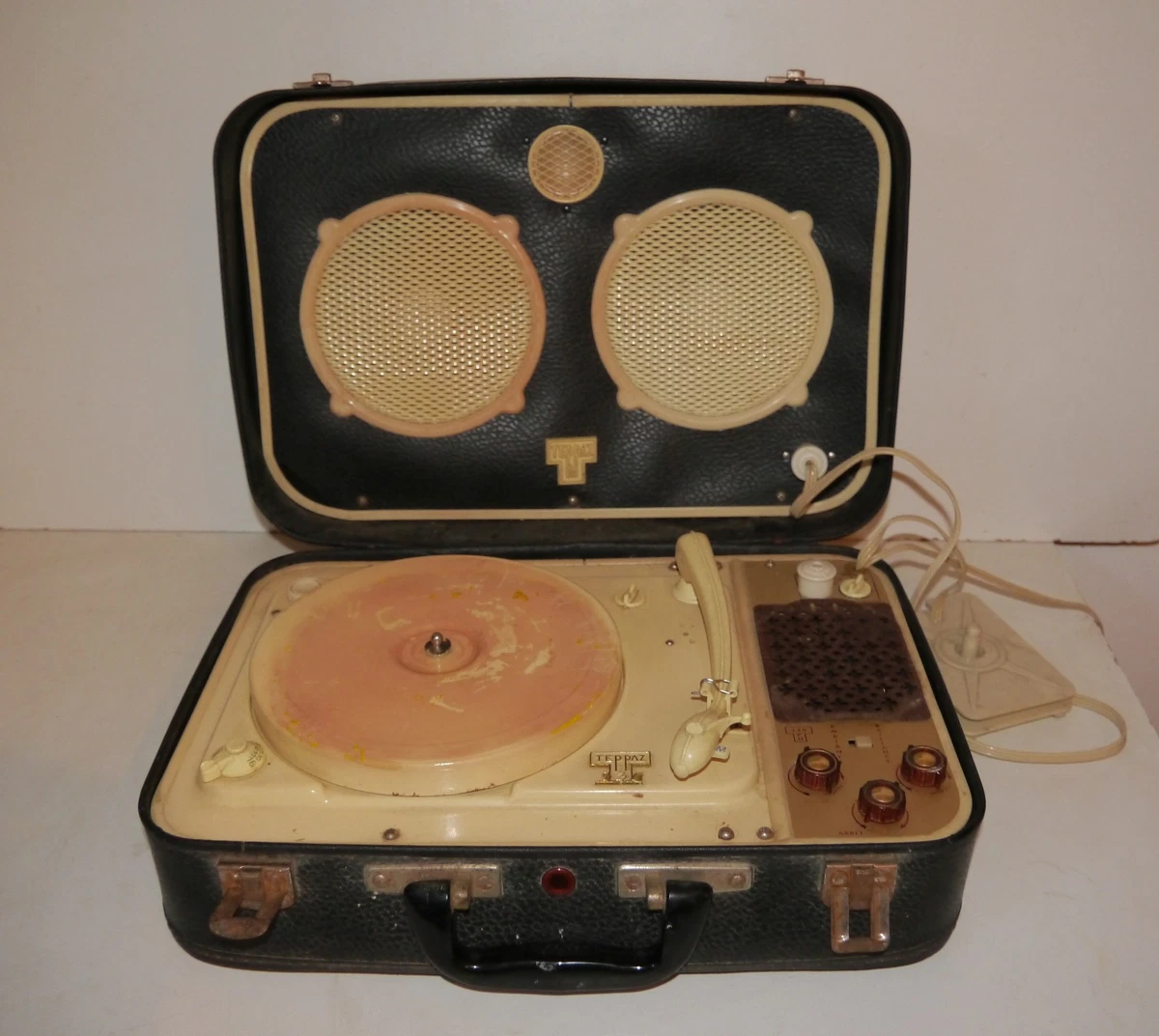 Electrophone vintage Teppaz Oscar 336 à restaurer