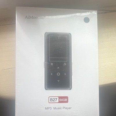 AiMoonsa B27 MP3 Music Player 64GB Black