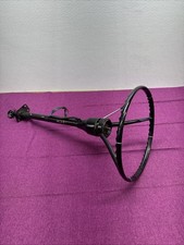 1966-1969 Chevy Corvair Monza Front Left Side Steering Wheel Assembly Black Oem